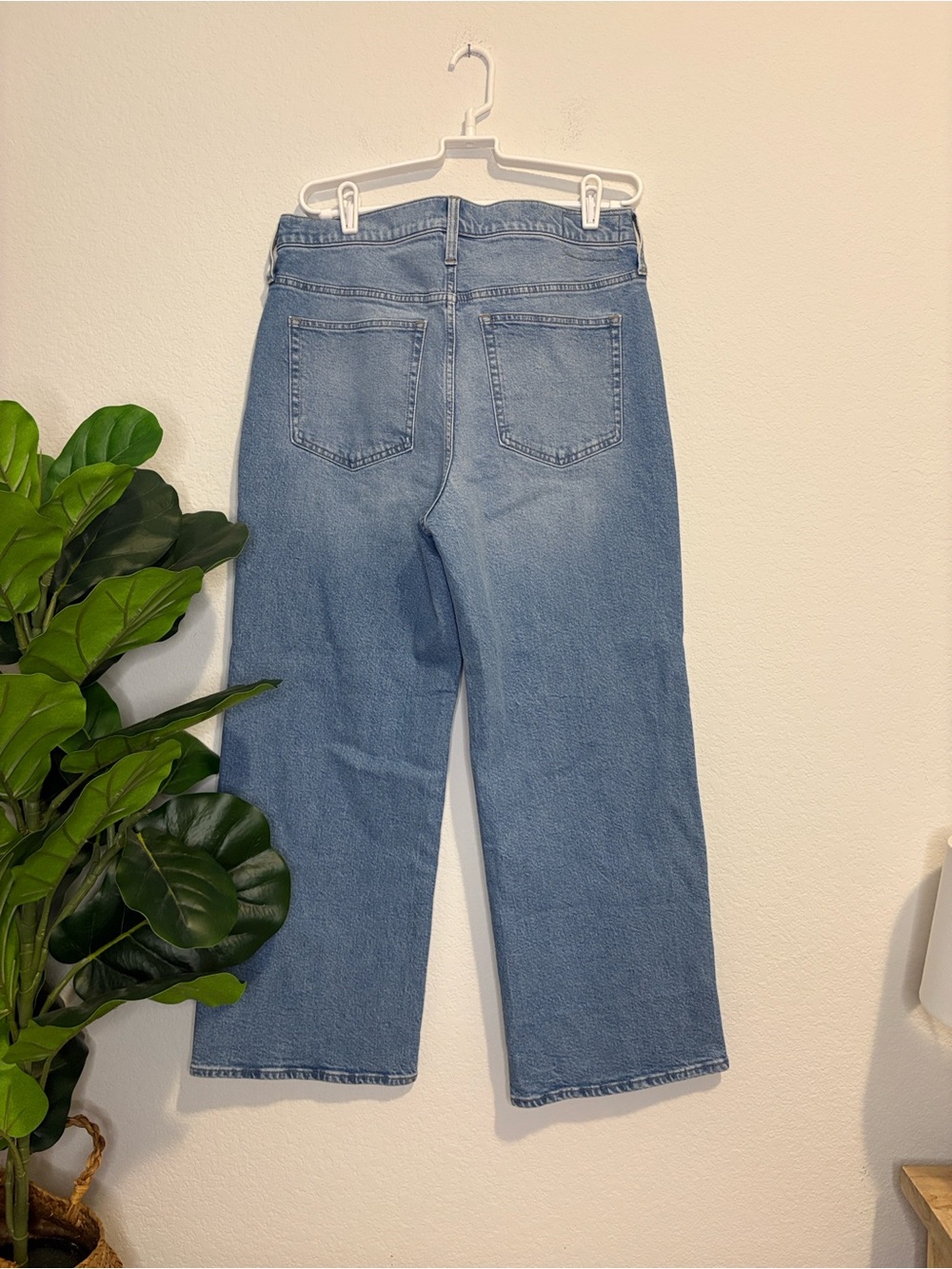 NWT J. Crew High-Rise ‘96 Slim Wide Leg Jeans - Light Blue size 31 - Picture 6 of 7